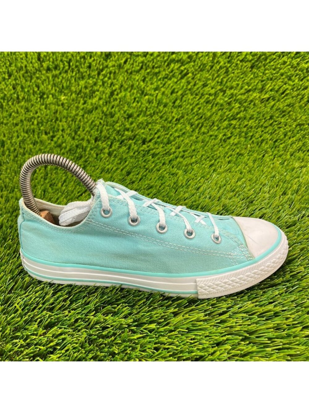 Converse Chuck Tylor All Star Boys Size 4Y Blue White Athletic Shoes Sneakers